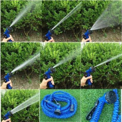 Expandable Hose Pipe with Spray Gun – For Garden, Car & Bike Wash | Lightweight, Flexible Water Hose with Nozzle.