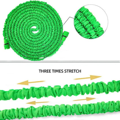 Expandable Hose Pipe with Spray Gun – For Garden, Car & Bike Wash | Lightweight, Flexible Water Hose with Nozzle.